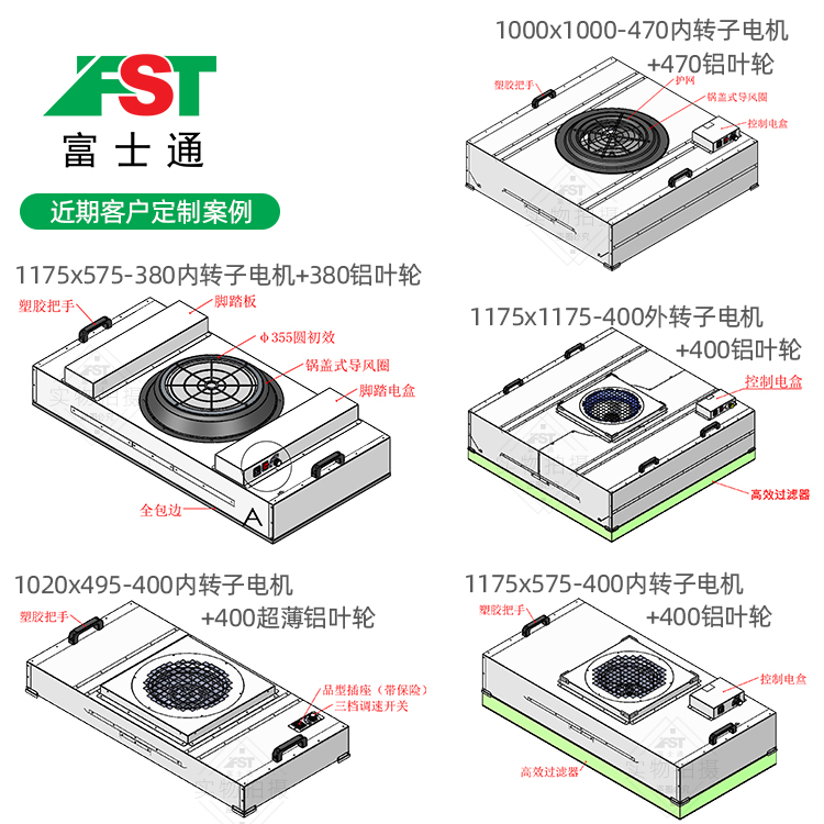 FFU风机过滤单元 铝叶轮